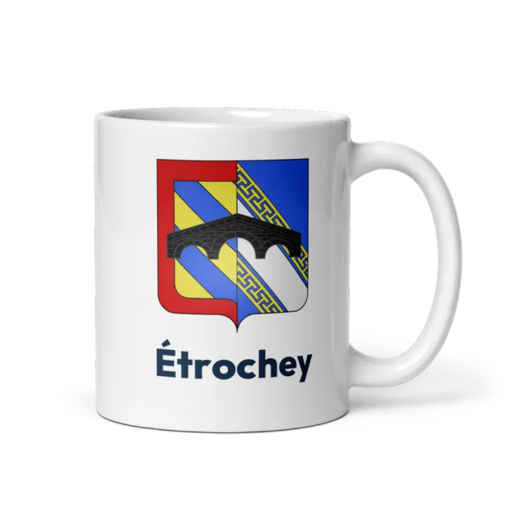 Mug blason de Étrochey
