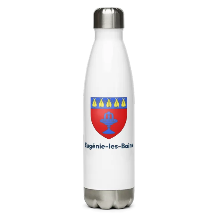 Gourde inox — blason d'Eugénie-les-Bains