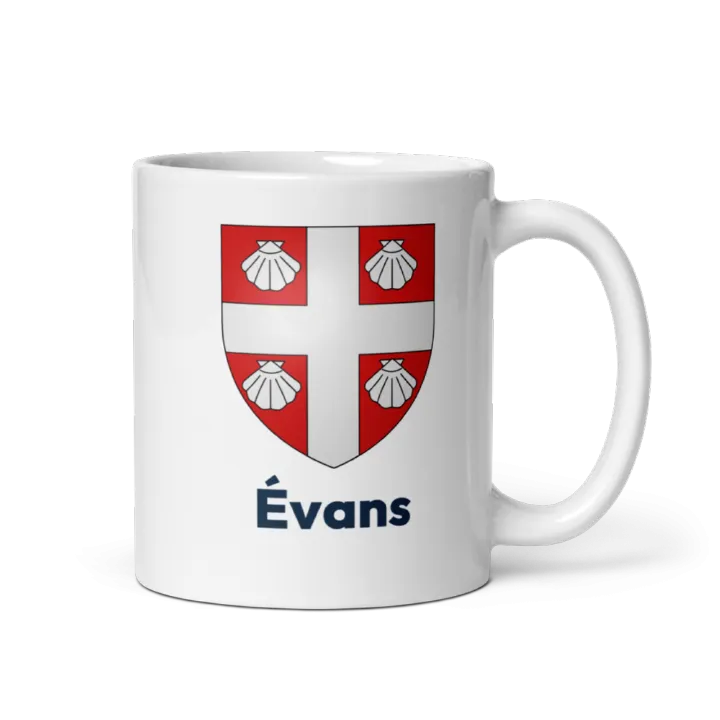 Mug blason de Évans