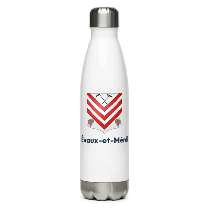 Gourde inox blason de Évaux-et-Ménil