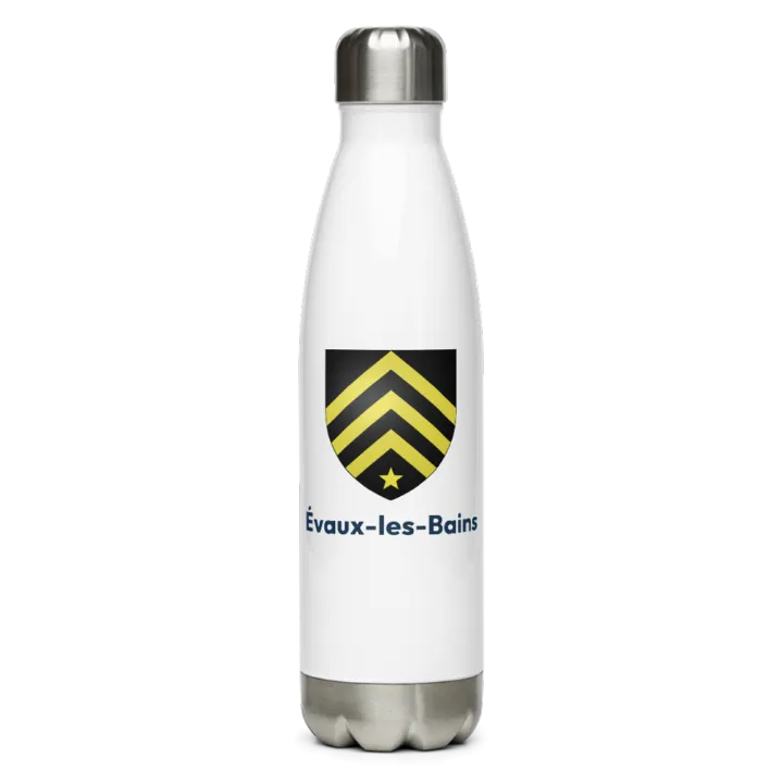 Gourde inox blason de Évaux-les-Bains