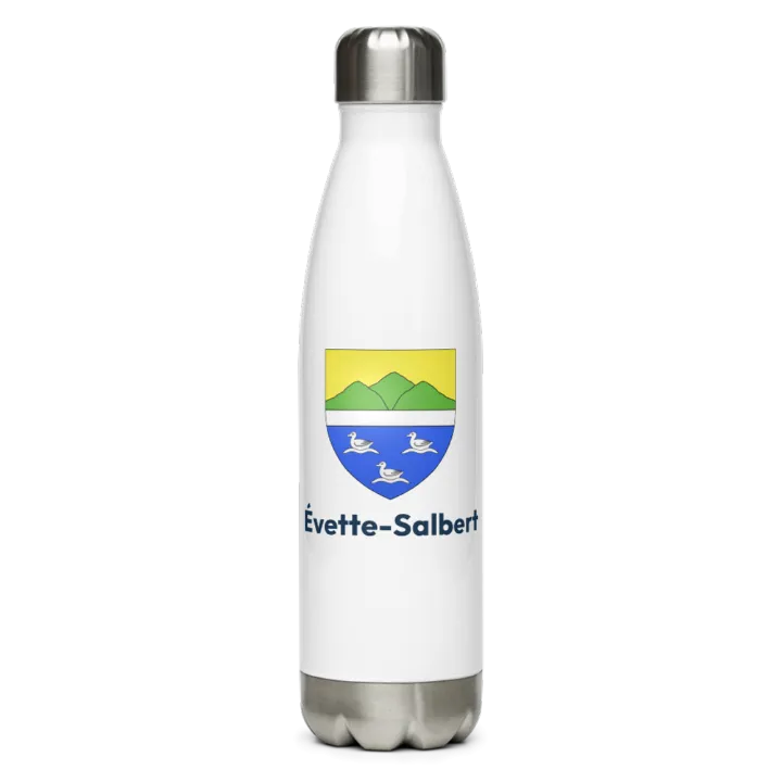 Gourde inox blason de Évette-Salbert