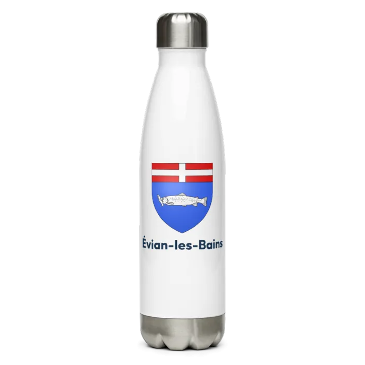 Gourde inox — blason d'Évian-les-Bains