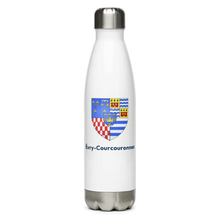 Gourde inox blason de Évry-Courcouronnes