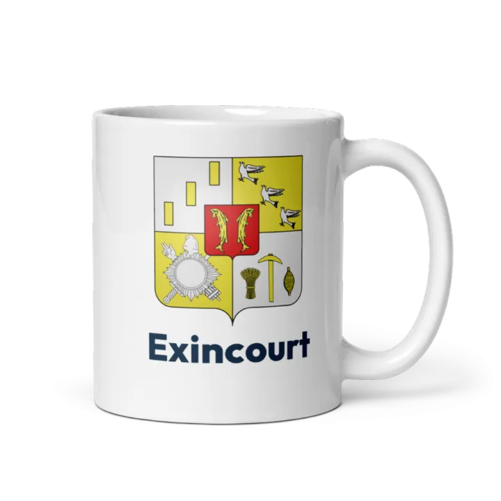 Mug blason de Exincourt