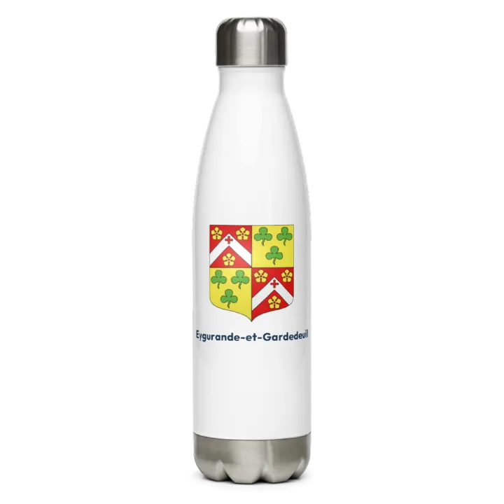 Gourde inox blason de Eygurande-et-Gardedeuil