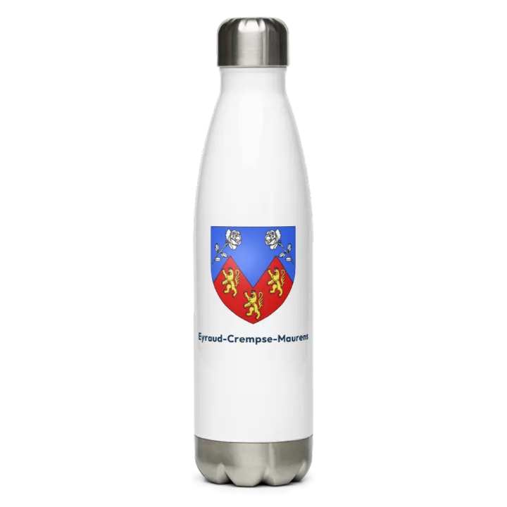 Gourde inox blason de Eyraud-Crempse-Maurens