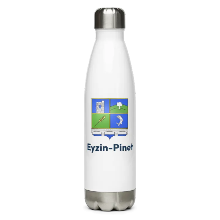 Gourde inox blason de Eyzin-Pinet