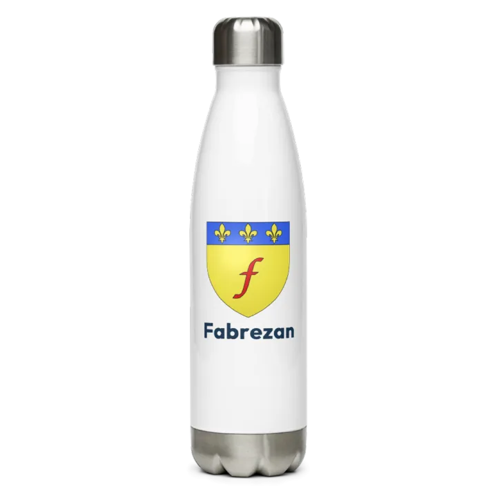 Gourde inox blason de Fabrezan