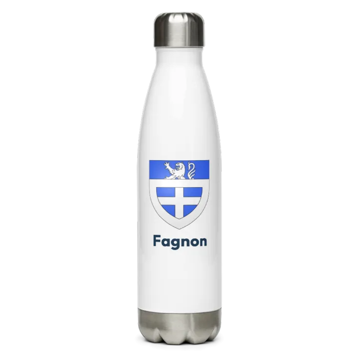 Gourde inox blason de Fagnon
