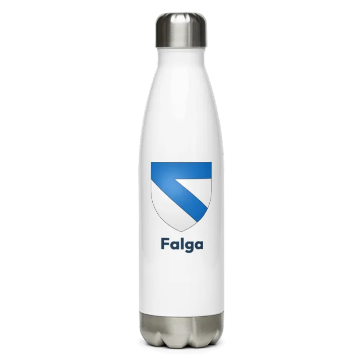 Gourde inox — blason de Falga
