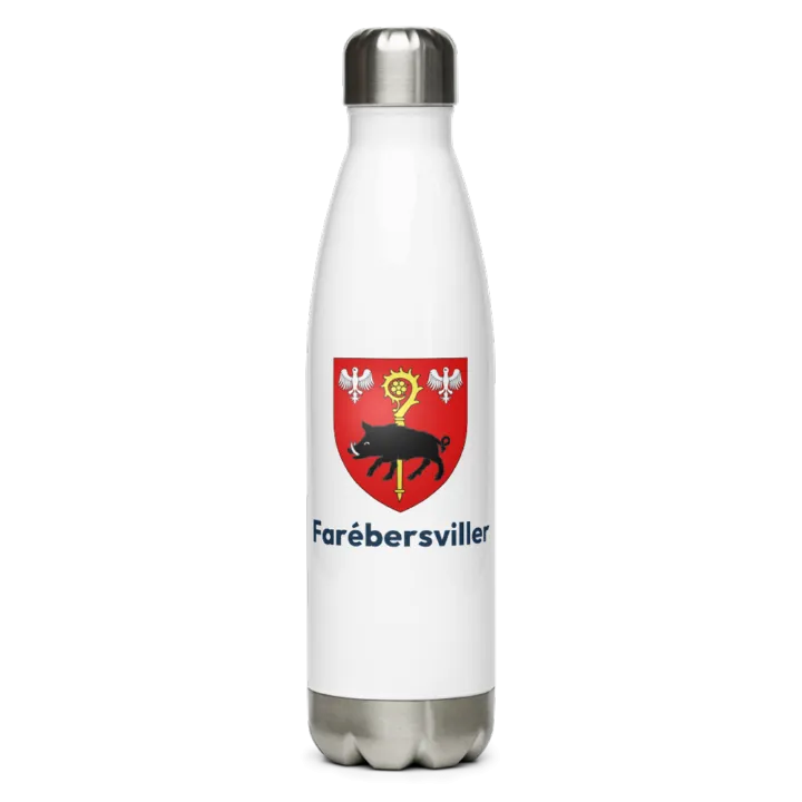 Gourde inox blason de Farébersviller
