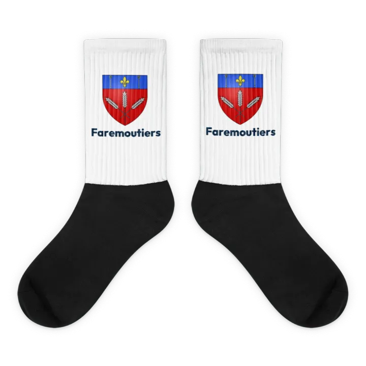 Chaussettes — blason de Faremoutiers