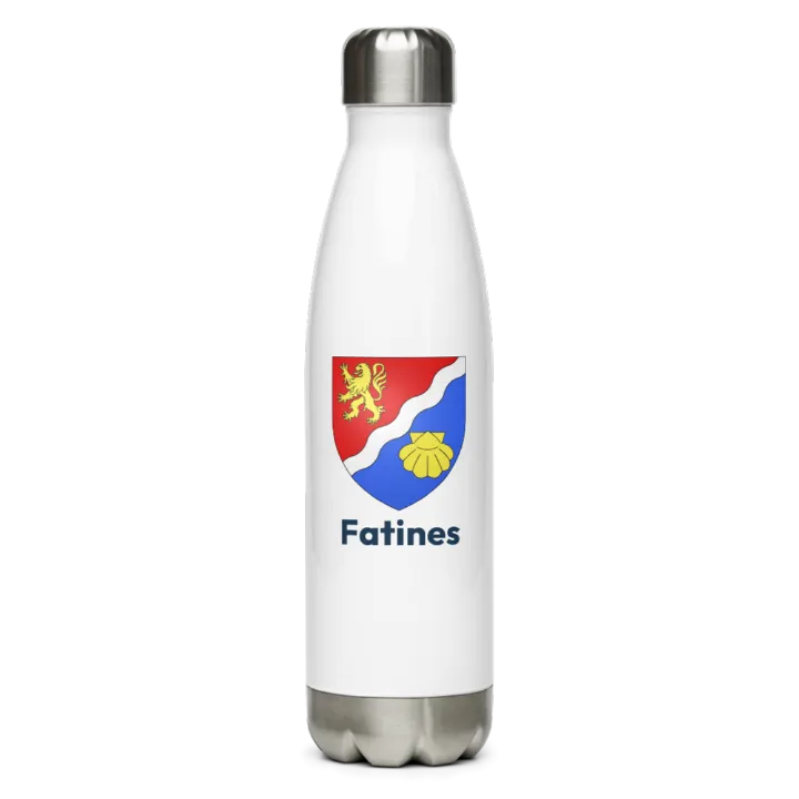 Gourde inox blason de Fatines