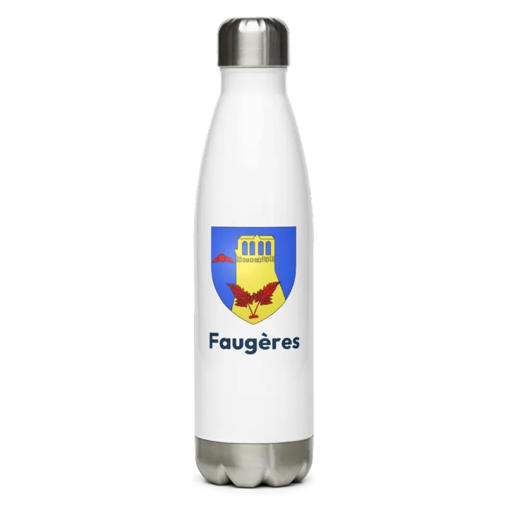 Gourde inox blason de Faugères