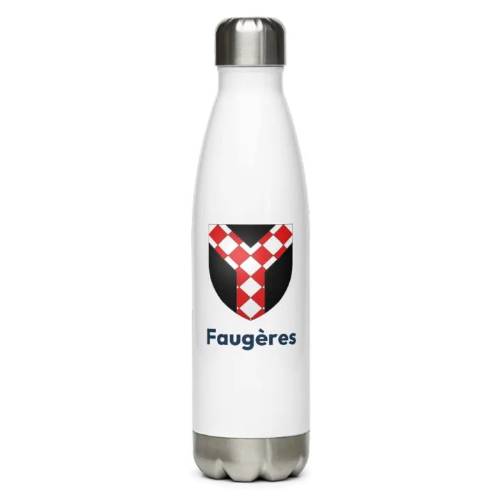 Gourde inox blason de Faugères