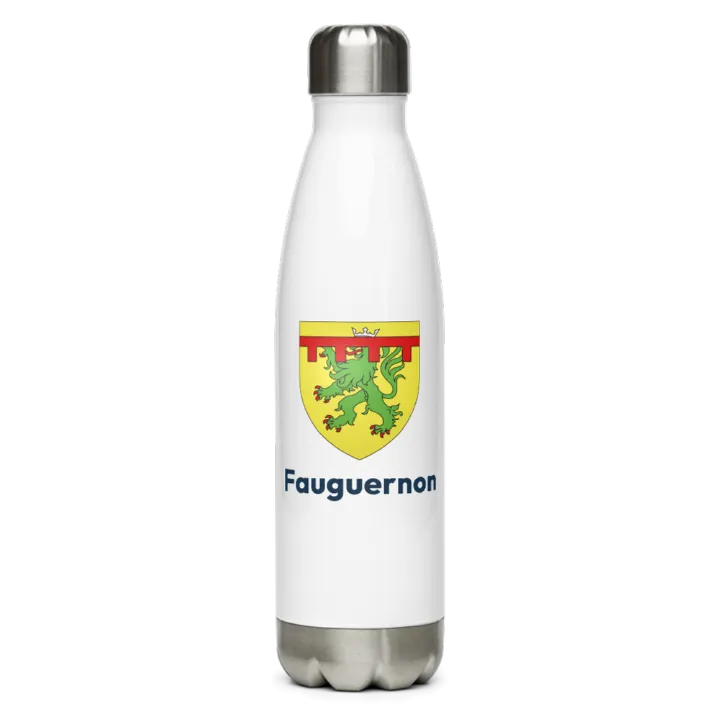 Gourde inox blason de Fauguernon