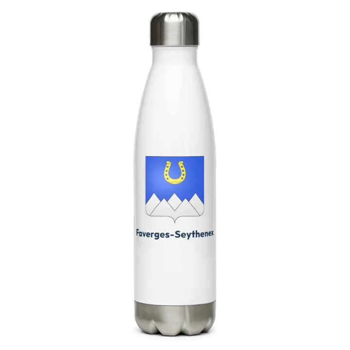 Gourde inox blason de Faverges-Seythenex