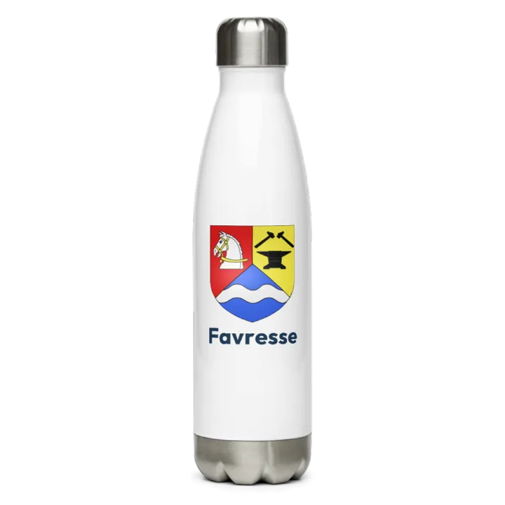 Gourde inox blason de Favresse