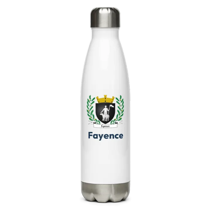 Gourde inox blason de Fayence