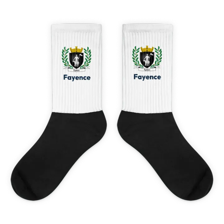 Chaussettes — blason de Fayence
