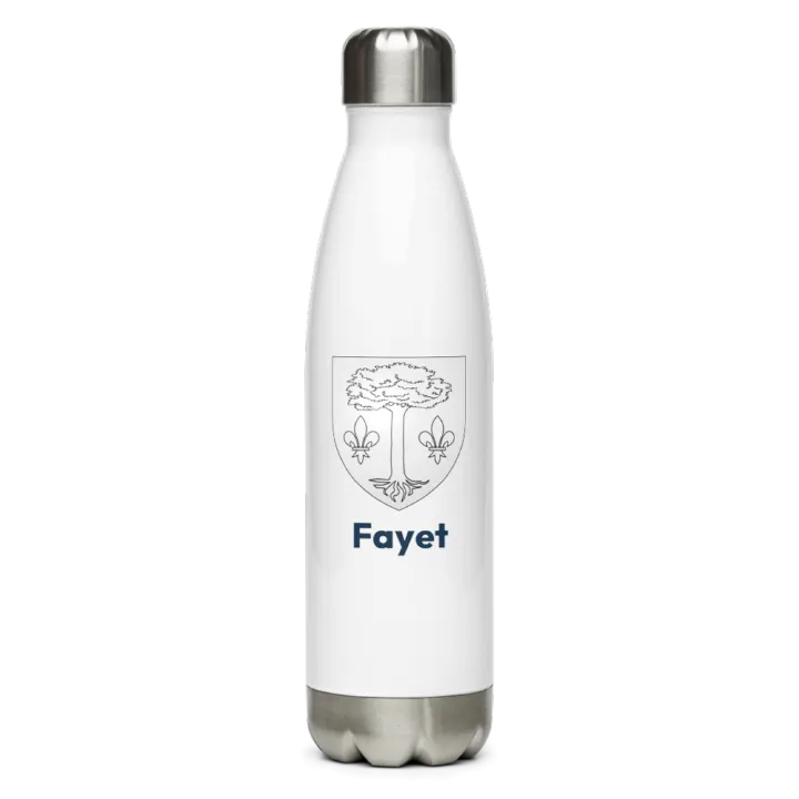 Gourde inox blason de Fayet
