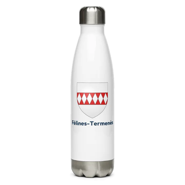 Gourde inox blason de Félines-Termenès