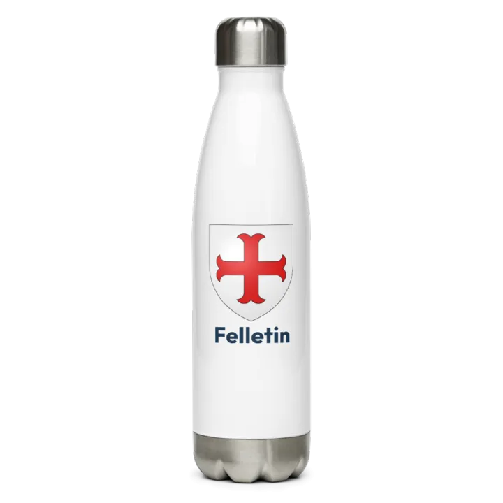 Gourde inox — blason de Felletin