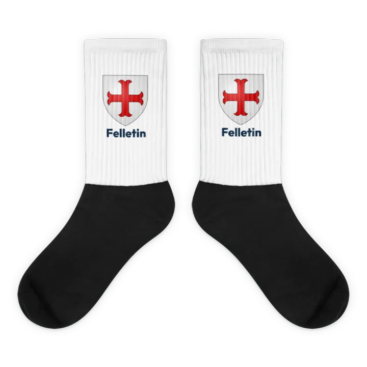 Chaussettes — blason de Felletin