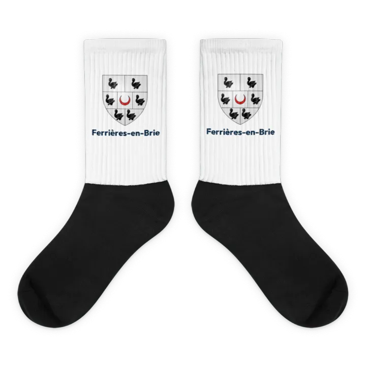 Chaussettes — blason de Ferrières-en-Brie