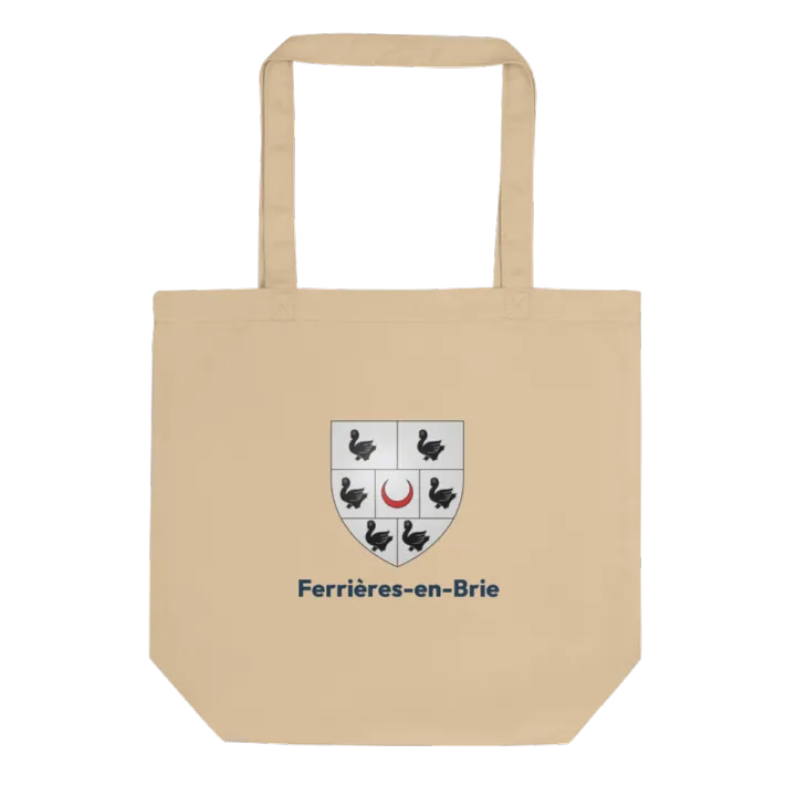 Tote bag coton bio — blason de Ferrières-en-Brie