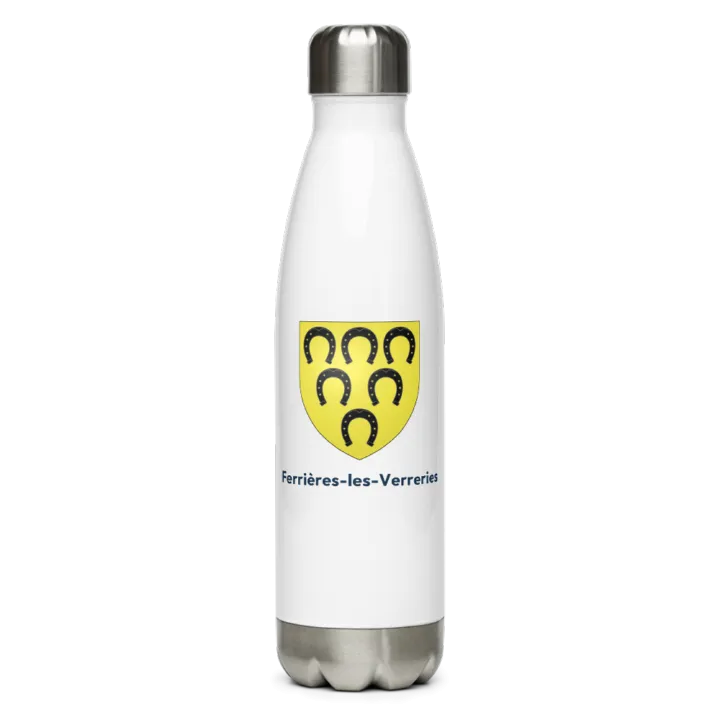 Gourde inox blason de Ferrières-les-Verreries