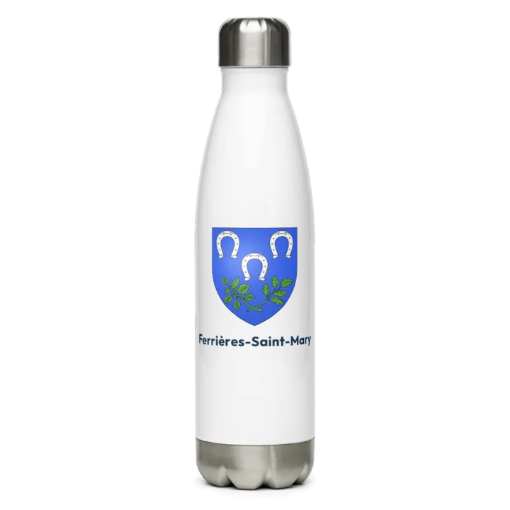 Gourde inox blason de Ferrières-Saint-Mary