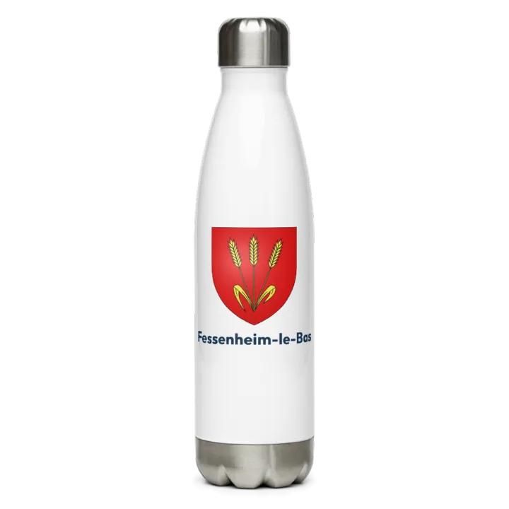 Gourde inox blason de Fessenheim-le-Bas