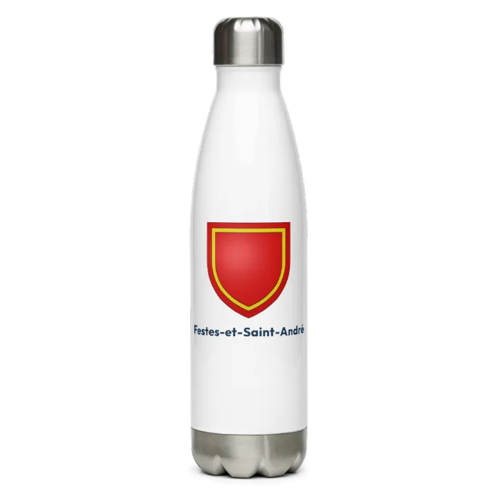 Gourde inox blason de Festes-et-Saint-André