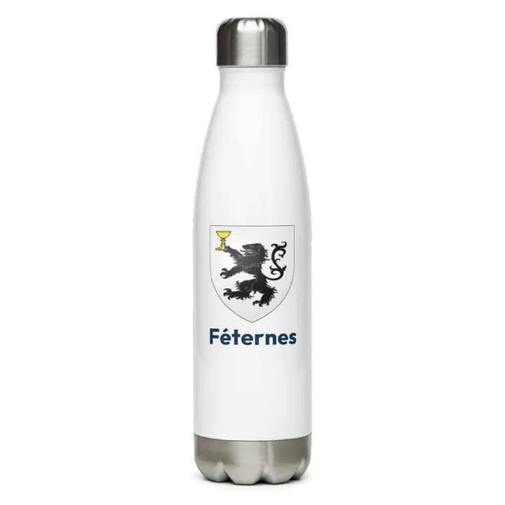 Gourde inox blason de Féternes