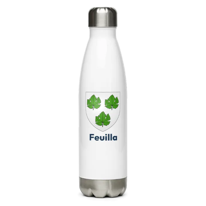 Gourde inox blason de Feuilla