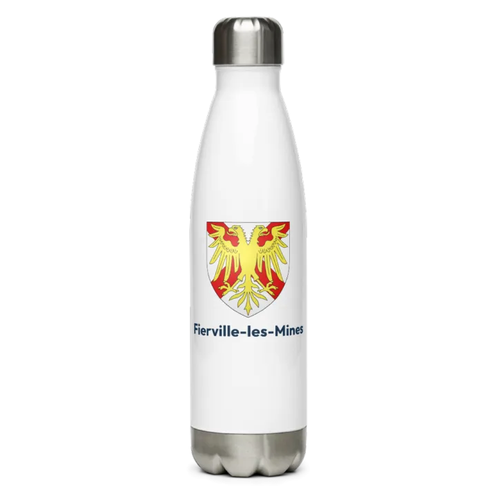Gourde inox blason de Fierville-les-Mines