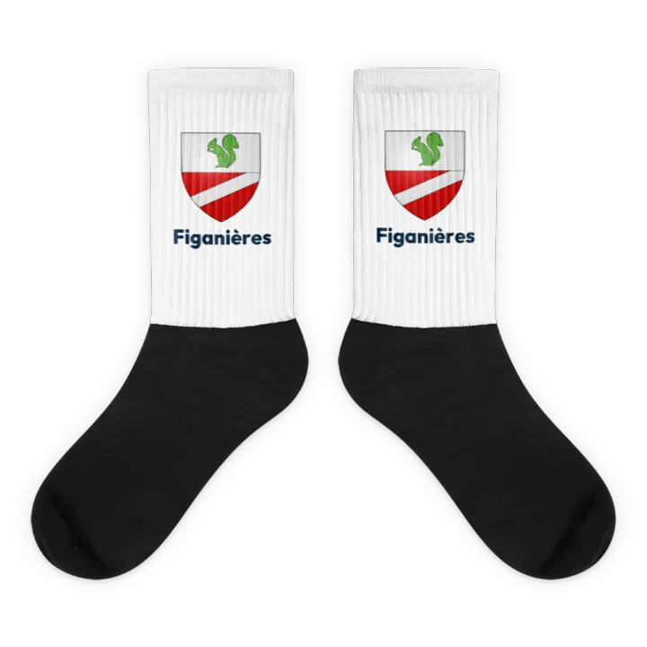 Chaussettes — blason de Figanières