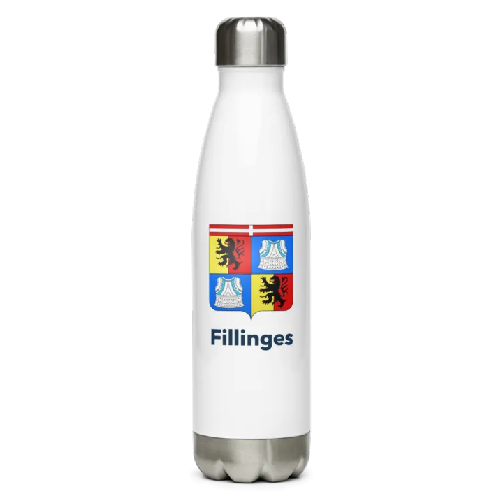 Gourde inox blason de Fillinges