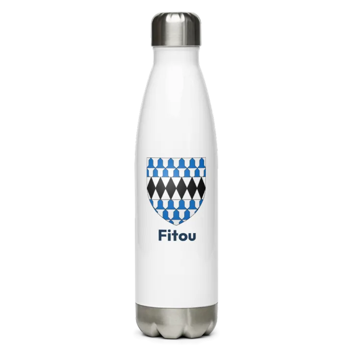 Gourde inox blason de Fitou