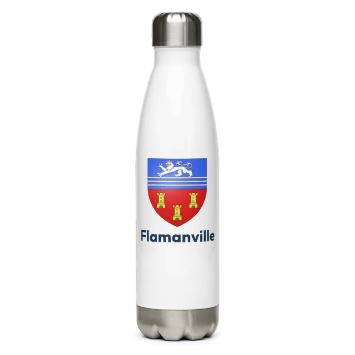 Gourde inox blason de Flamanville