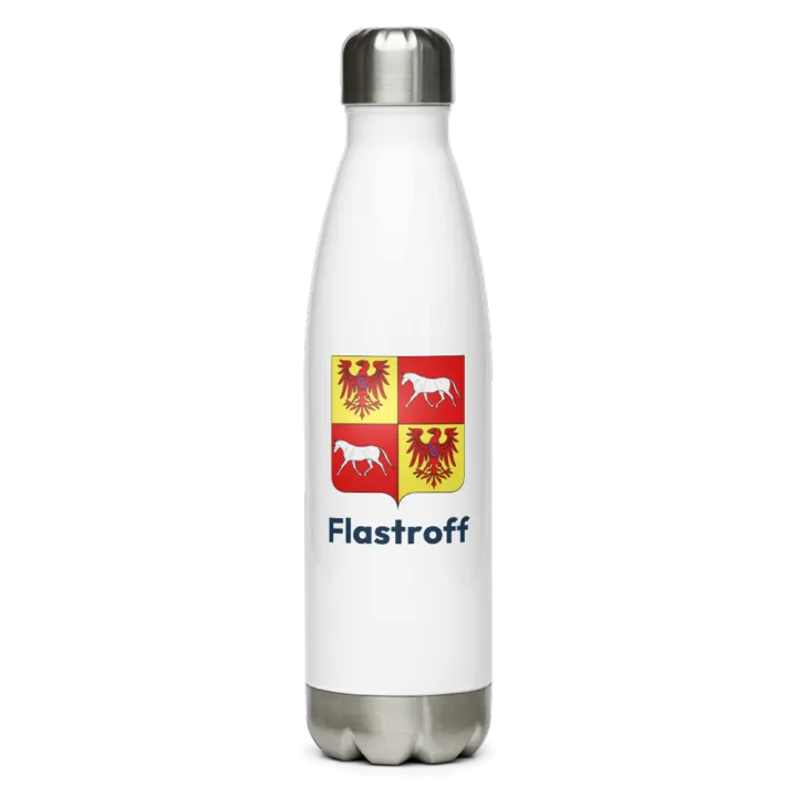 Gourde inox blason de Flastroff