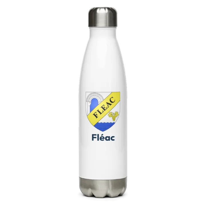 Gourde inox blason de Fléac