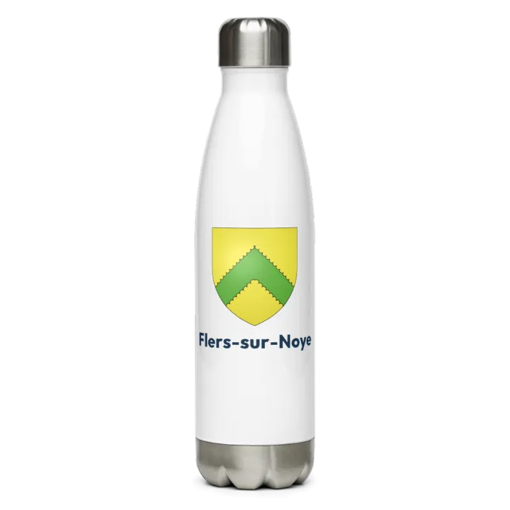 Gourde inox — blason de Flers-sur-Noye