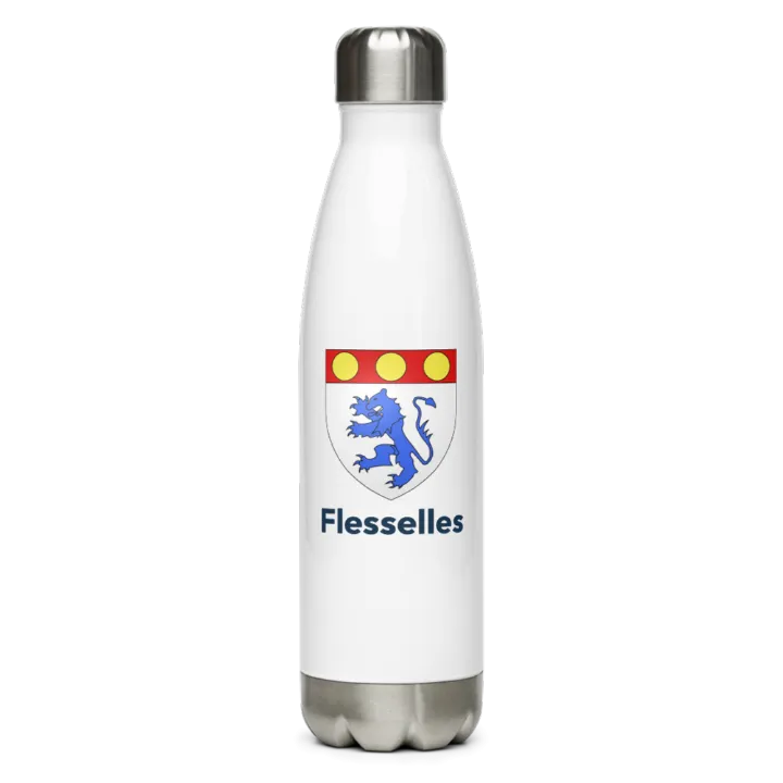 Gourde inox blason de Flesselles