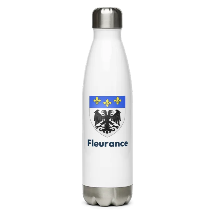 Gourde inox blason de Fleurance