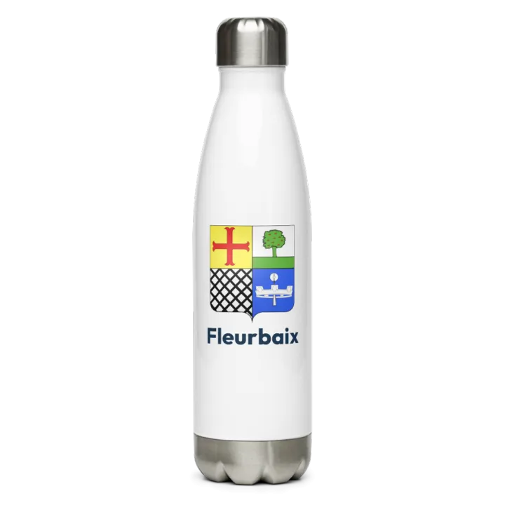 Gourde inox blason de Fleurbaix