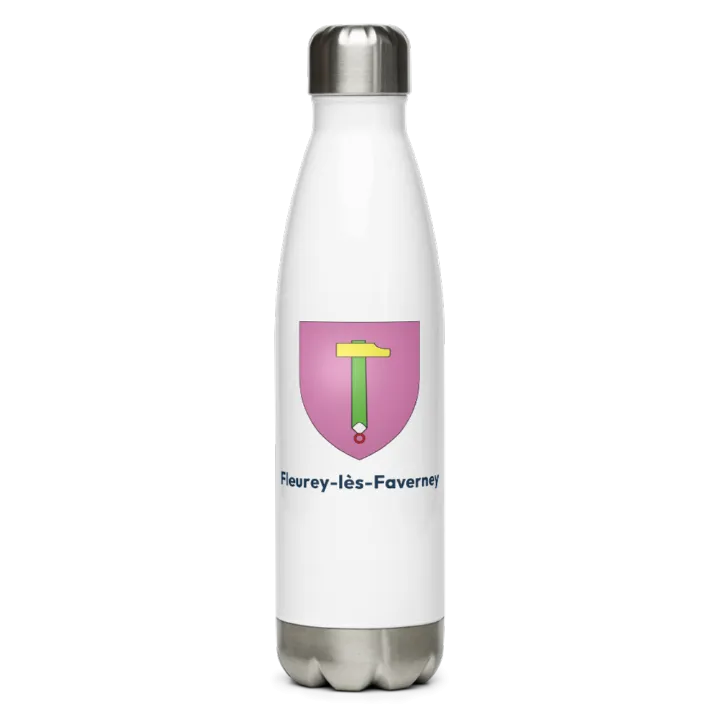 Gourde inox blason de Fleurey-lès-Faverney