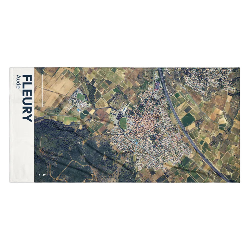Serviette cartographique — carte de Fleury